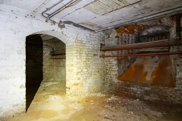 Officers Mess interior-ready circulation space