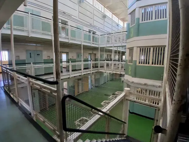 Connected subterranean rooms with dramatic sightlines